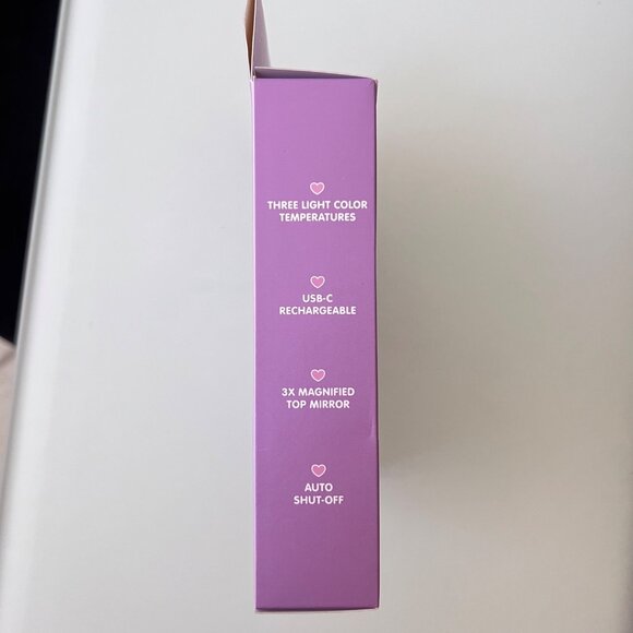 Brand New Care Bears Beary Cute Compact LED Mirror Share Bear Purple - Picture 3 of 9